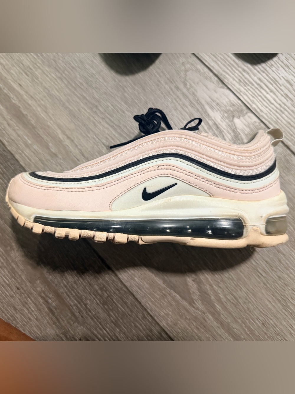 Nike Kids' Air Max 97 Sneakers - Light Pink and Black